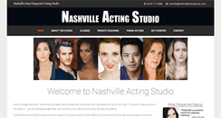 Desktop Screenshot of nashvilleactingstudio.com