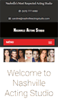 Mobile Screenshot of nashvilleactingstudio.com
